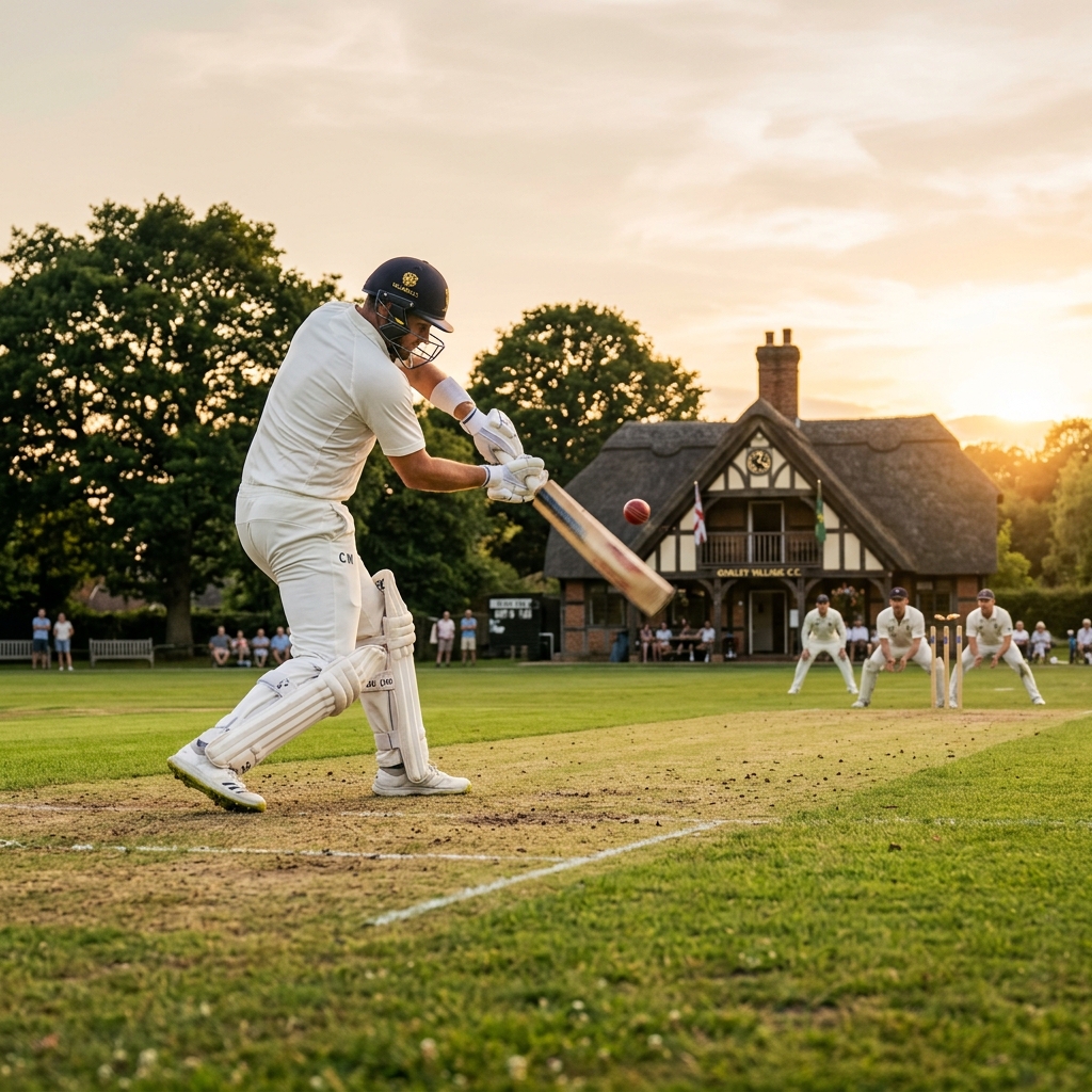 Cricket Match Action